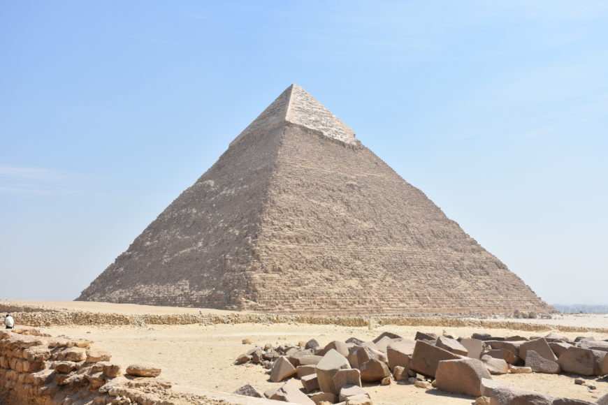 Pyramid of Khafre (photo: MusikAnimal, CC BY-SA 3.0)