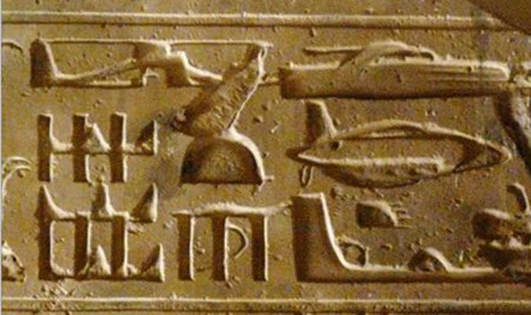 Proof of time travel? Riddle of planes and helicopter found in Egyptian hieroglyphs