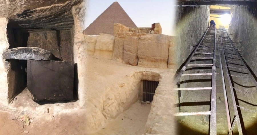 There is a hidden underground ‘city’ beneath the Giza Pyramids, experts claim