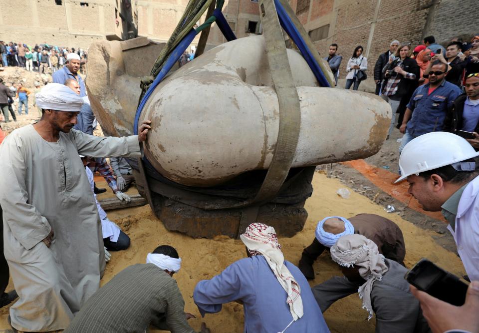 Giant 3,000-Year-Old Statue Of Pharaoh Ramses II Found Buried In A Cairo Slum - Mnews
