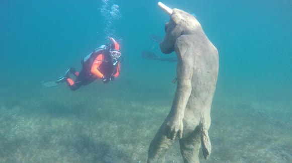 Massive Statue of Submerged Minotaur Found in Patagonia - BAP NEWS
