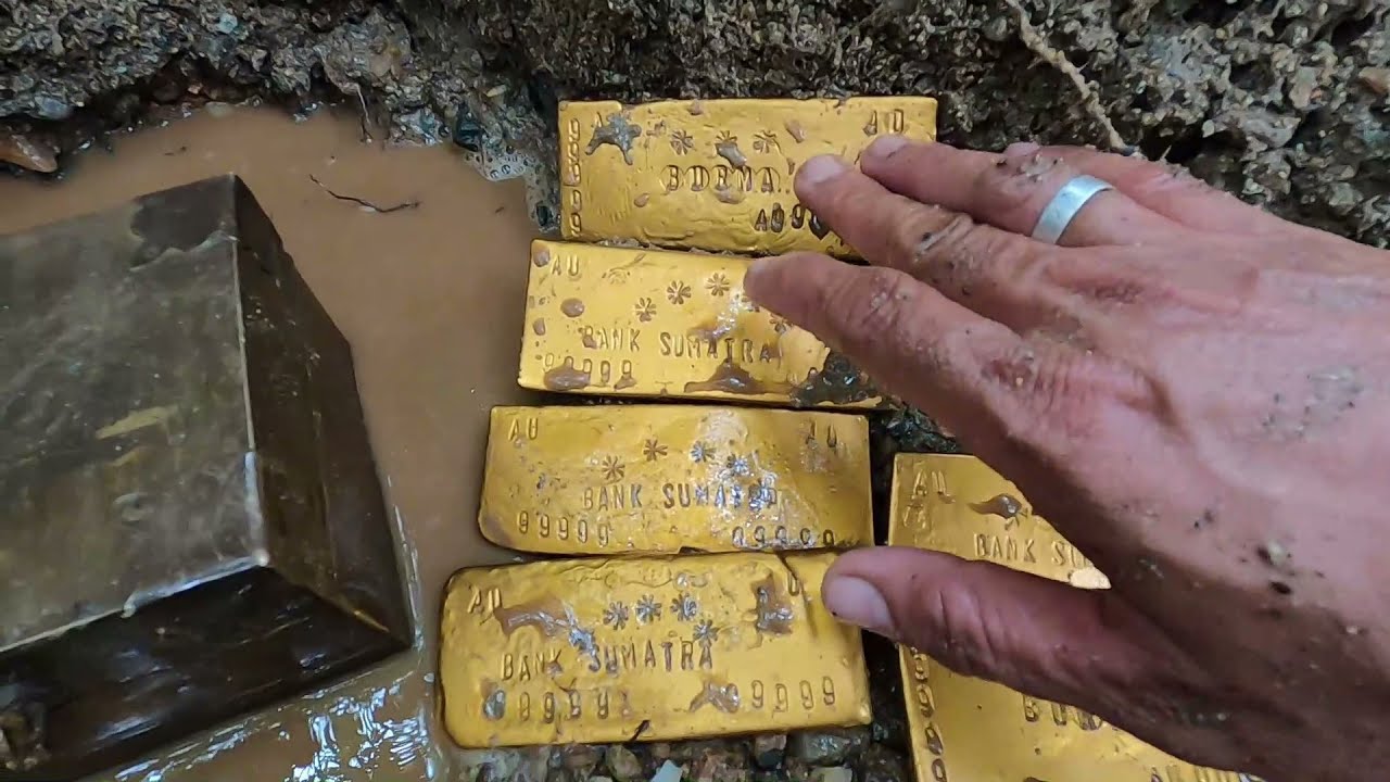 Man strikes gold after discovering 9,999 abandoned World War II gold bars