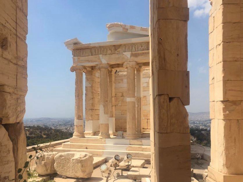 Temple of Athena Nike on the Acropolis. Then and now! - News
