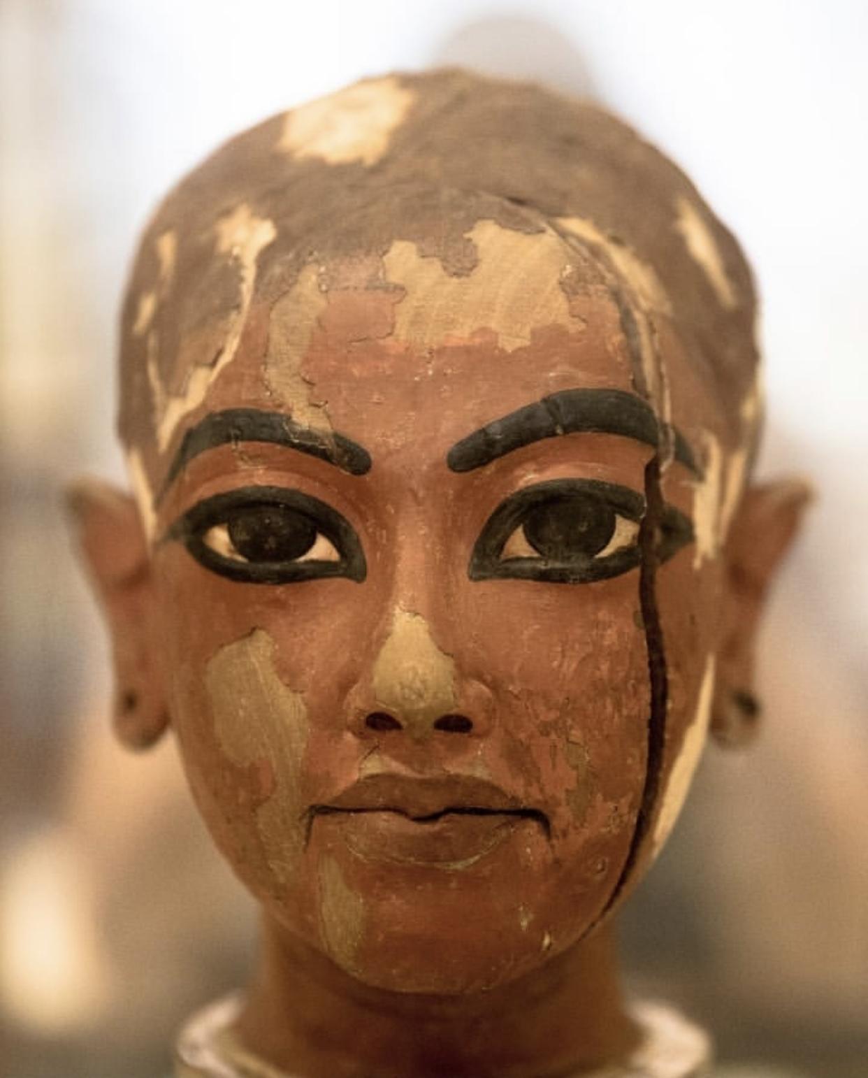 Head of King Tutankhamun as a child that reveals his black descent [1334 – 1325 B.C] - The African History