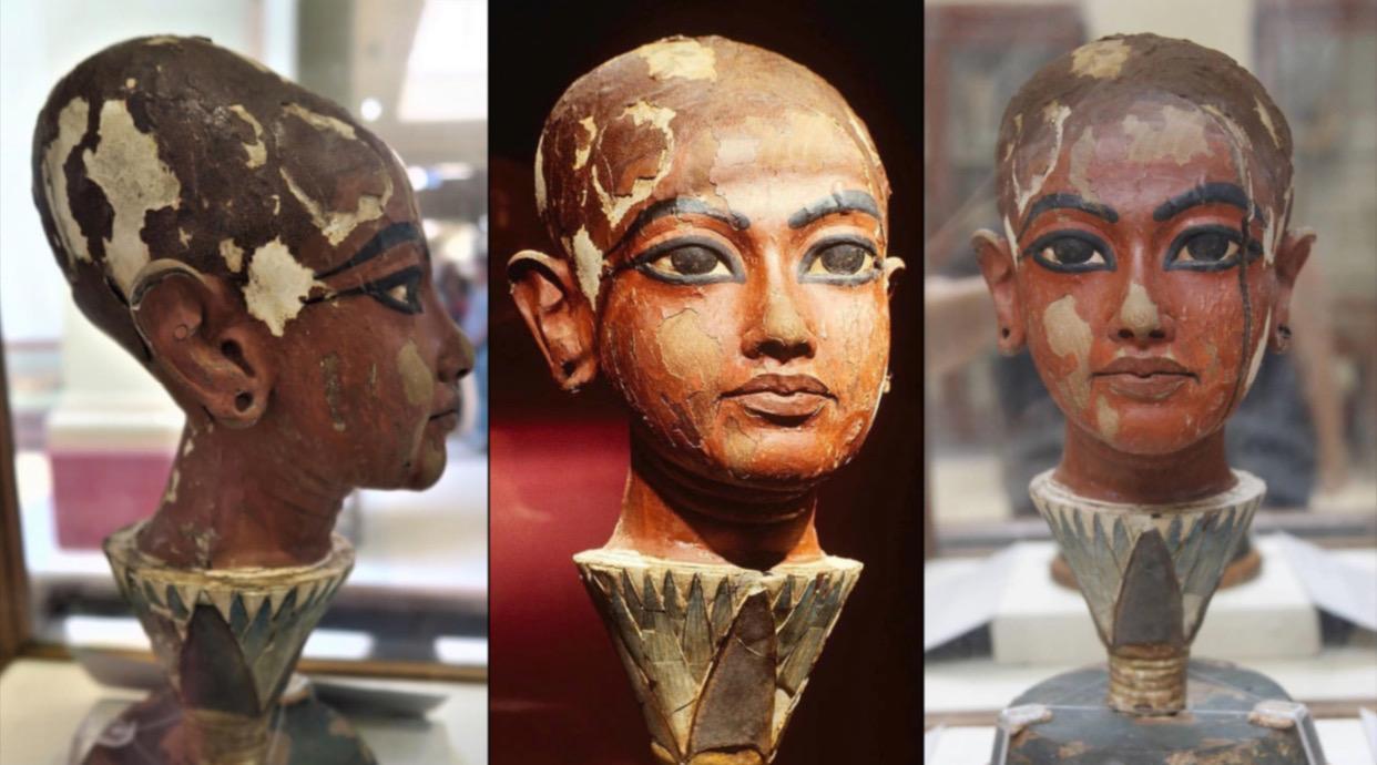 Head of King Tutankhamun as a child that reveals his black descent [1334 – 1325 B.C] - The African History
