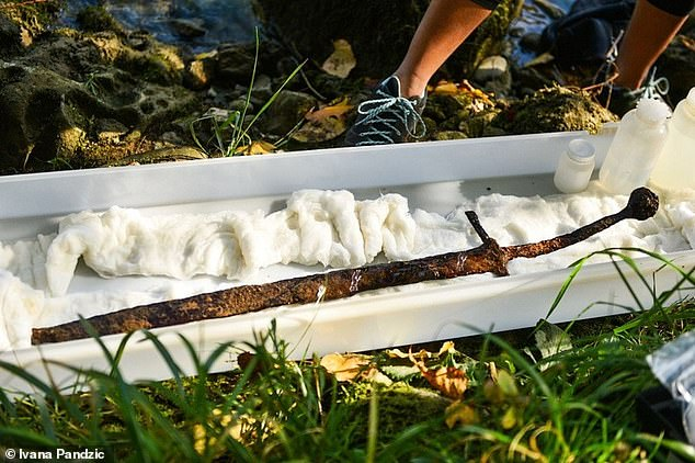 700-Year-Old Sword Discovered Stuck In A Rock