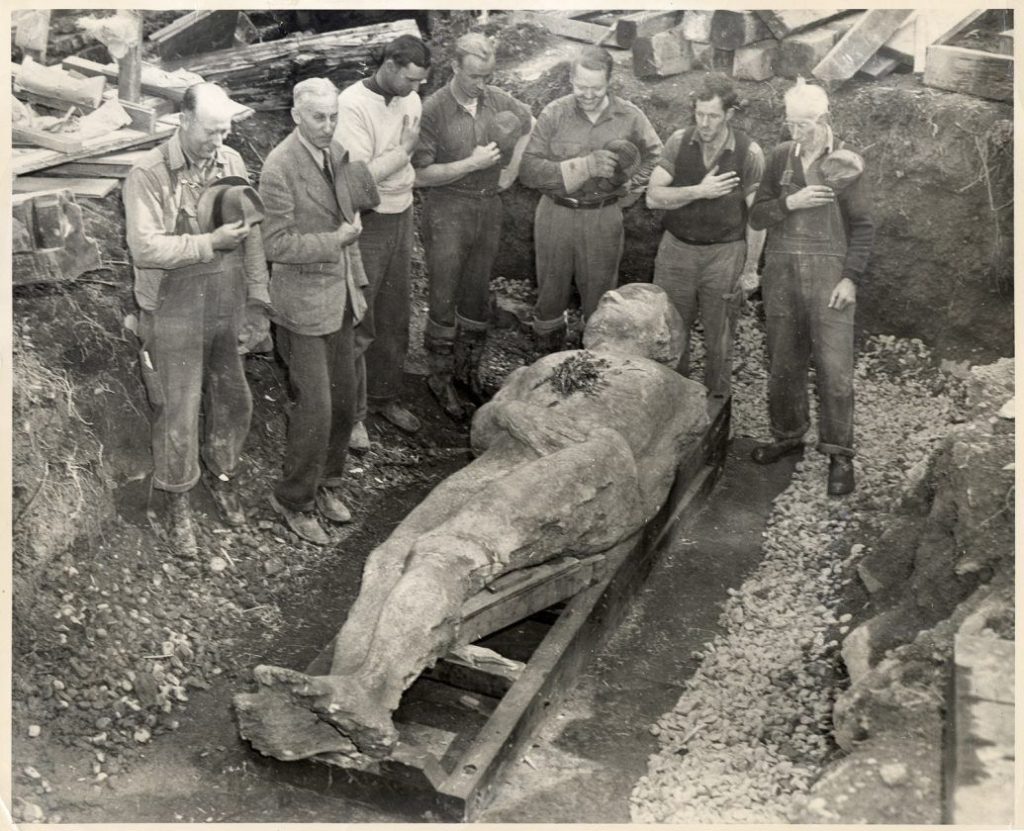The Cardiff Giant was one of many hoaxes pertaining to the discovery of ancient giants.