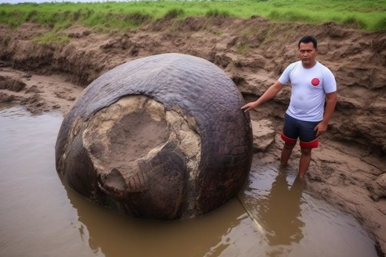 Farmer Stumbles Upon Big ‘Dinosaur Egg’ – When He Looks Inside, He Makes Eye-Opening Discovery - News