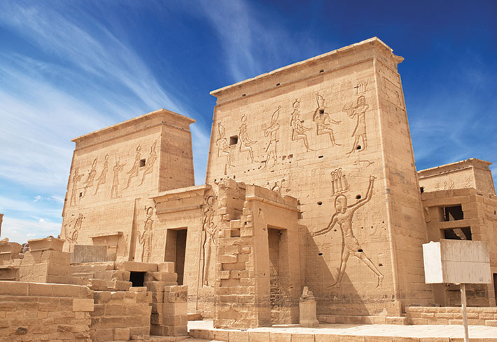 Philae temple in Egypt