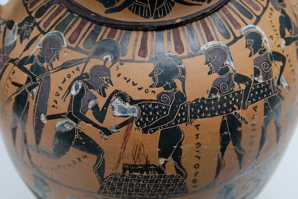 A 2,500-Year-Old Tomb Depicting the Sacrifice of Princess Polyxena to the Ghost of Achilles