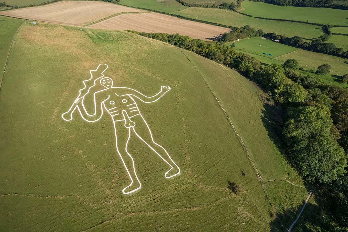 Cerne Abbas Giant may have been carved into hill over 1000 years ago