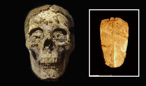 Egypt breakthrough as remains of pair buried with golden tongues found