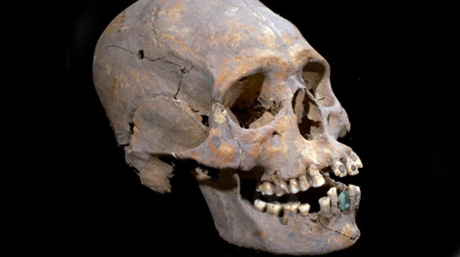 Discover the Secrets of a 1,600-Year-Old Elongated Skull Adorned with Stone-Covered Teeth in Mexico’s Ancient Ruins