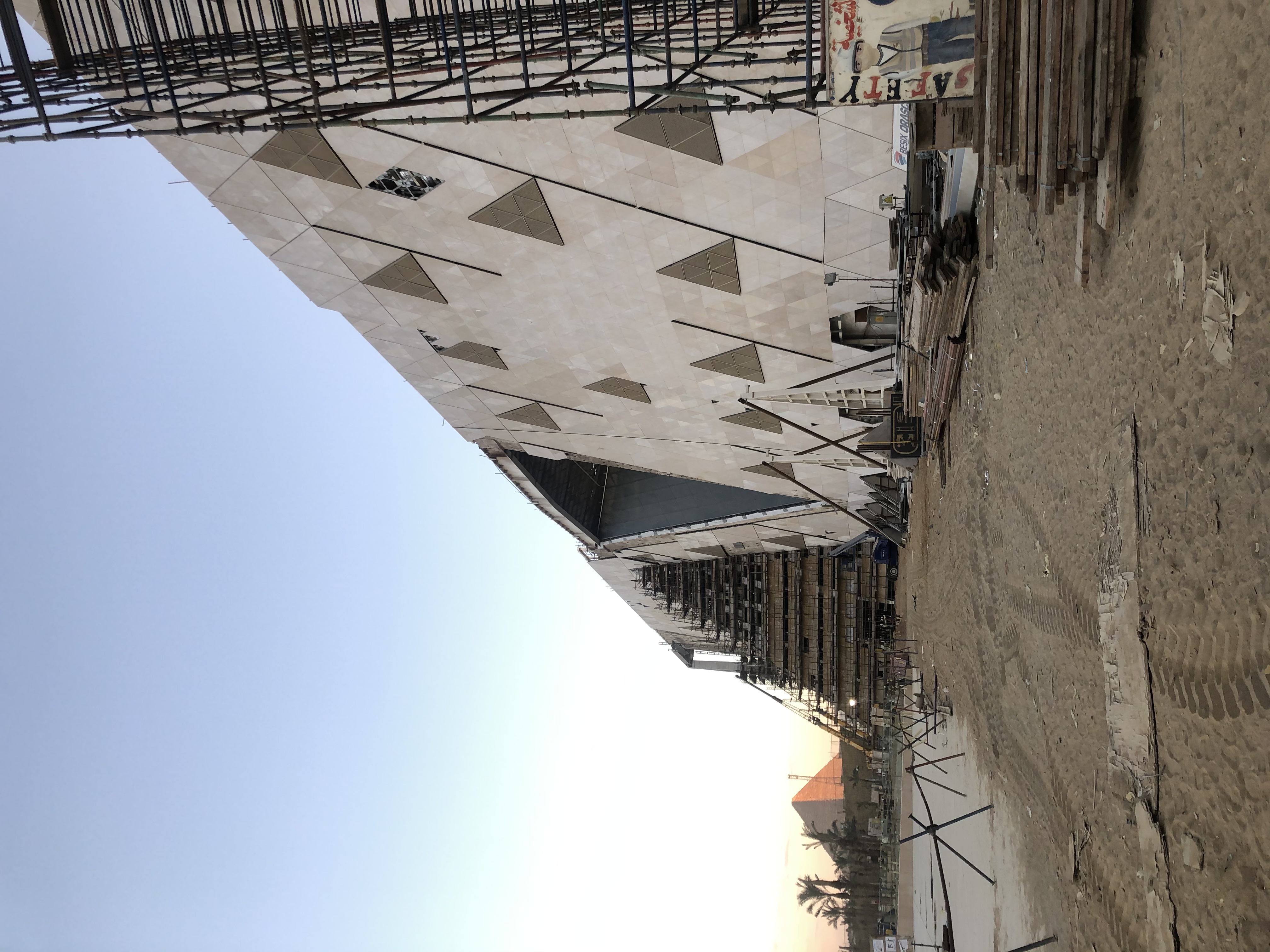  The Grand Egyptian Museum is currently being built in Cairo
