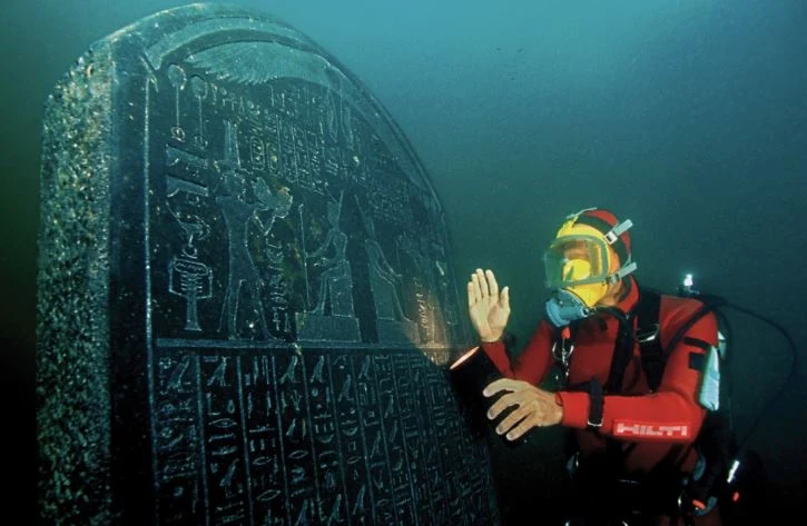 After 1,200 Years, the Ancient Egyptian City of Heracleion, Known as the Lost City of Heracleion, Has Been Found and Explored Underwater. ‎