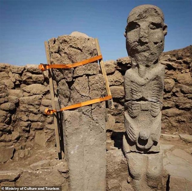 11,000-year-old statue of giant man clutching penis unearthed in Turkey