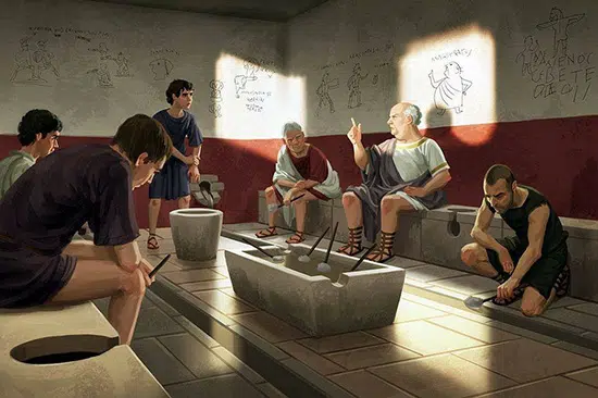 The Ancient Romans and Public Toilet | Italy Rome Tour