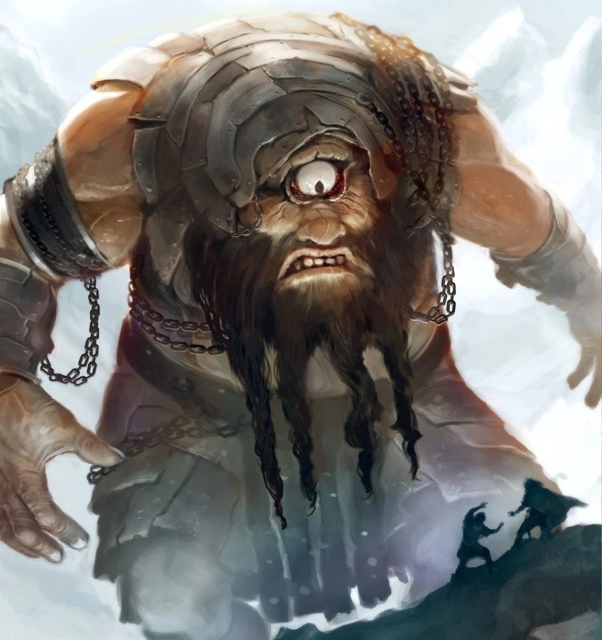 According to legend, one-eyed giants that struck fear into humans once roamed the Earth.