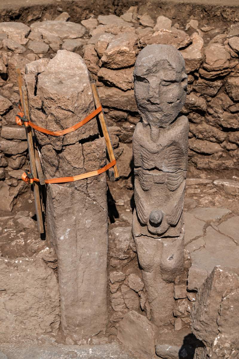 11,000-year-old statue of giant man clutching penis unearthed in Turkey